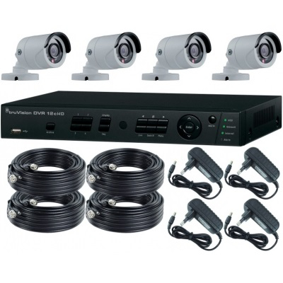 8 Kanaals Recorder Cameraset met 4 camera 1080P en HD recorder